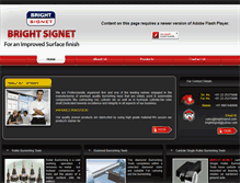 Tablet Screenshot of brightsignet.com